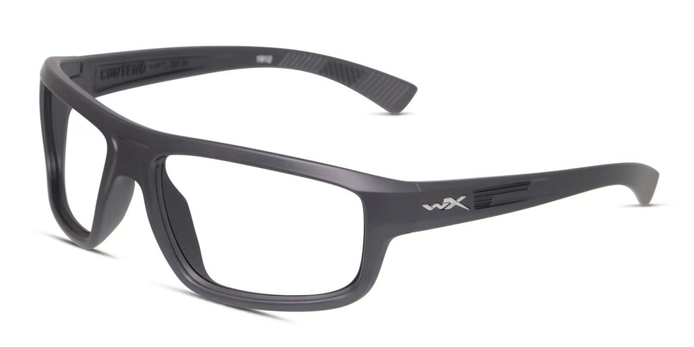 WILEY X CONTEND Z94.3 Z87-2 BLACK AUTHENTIC EYEGLASSES 62-17-130